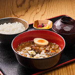 くまき食堂 - 牛すじ煮込み定食