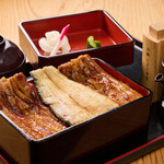 くまき食堂 - 紅白うな重　特上