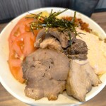 らーめん菊 - 冷やし中華　明太マヨ　1450円　トマト150円