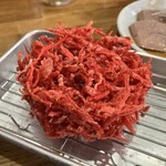 大衆酒場 まるは - 紅生姜天ぷら