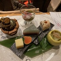 九つ井 本店 - 前菜盛り合わせ