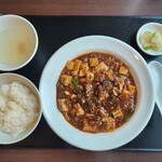 四川麻婆専家 辣辣 - 麻婆豆腐セット