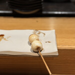 地葉はなれ - 半熟うずら