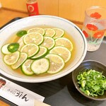 ふる里うどん  - へべすうどん(冷) 800円
      ※母上殿、大絶賛でした♡