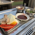 天壇  祇園本店 - メチャクチャ美味しい野菜たち※写真は2人前です