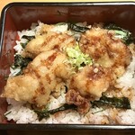 蕎麦酒房 つなぎや - 大山鶏とり天重の小