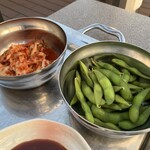 天壇  祇園本店 - キムチも枝豆も美味しかったです！