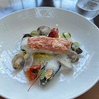 モダンフレンチ 「コラージュ」 コンラッド東京 - 金目鯛鱗焼き