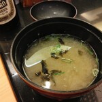 沼津魚がし鮨 - お味噌汁