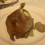 オザミ・デ・ヴァン - 鴨肉のコンフィ