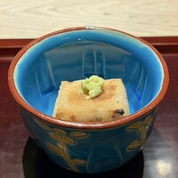 銀座うち山 - 名物料理、焼き胡麻豆腐
