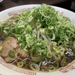 新福菜館 天神川店 - ラーメン大 ネギ、もやし多め