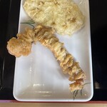 讃岐うどん むらさき - れんこん天・ゲソ天