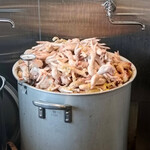 中華そば NewYork×NewYork - 鷄出汁の寸胴