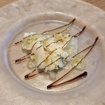 島のイタリアンバル Locavore - ミーバイのカルパッチョ