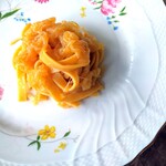 リストランテ ボルゴ・コニシ - 足しも引きもできない！これぞイタリアの郷土料理「玉ねぎのフリッジョーネ　手打ちのタリアテッレ」