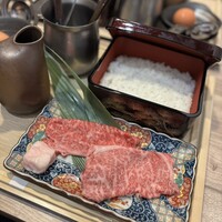 黄金出汁しゃぶと江戸前寿司 肉のあさつ 梅田お初天神店 - 