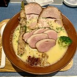 麺巧 潮 - 鶏白湯そば 極 白 1490円