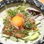 旬魚 たつみ 鳥取店 - 海鮮ユッケ