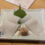 龍頭 - 料理写真:白イカ　刺身