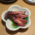 大衆酒場ナツメロ - ミニチュアのホタルイカ沖漬け