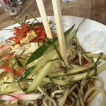 しみづ食堂 - 【2025.8.28(木)】冷し中華に入っている胡瓜