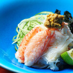 乾山 - 毛ガニ料理