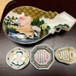 徳ㇵ本也 - 鯛　つぶ貝　おかひじき