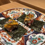 雪花菜 - 肉寿司