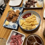 居酒屋若大将 - 唐揚げ、ポテトフライ
