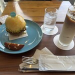 ラトリエ ドゥ ノノ - 白桃と紅茶のタルト