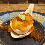 立呑み とだか - ウニオンザ煮卵
      2025年8月28日