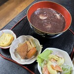 うどんすき宮亭 - そばがきしるこ