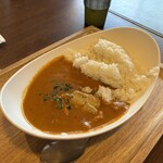 五千尺キッチン - カレーも〜٩(*•̀ᴗ•́*)و ̑̑