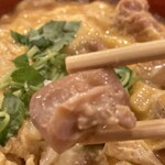 伊勢 - 親子丼の鶏肉