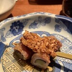 KAN - 茄子の豚巻き　炭火焼き