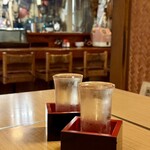 長兵衛 - 北の勝（460円／もっきり一杯）×2。