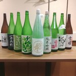 すし酒場まるい - 沢山の方々へいろいろな日本酒を楽しんで頂きたいです。