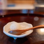 あそび割烹 さん葉か - 2025.8 宗玄酒造の酒粕アイス