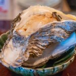あそび割烹 さん葉か - 2025.8 茨城産岩牡蠣の焼き牡蠣 自家製ポン酢
