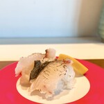 回転寿司しげなが - 炙りいさき♡