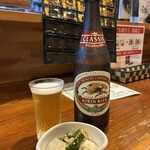 たなかさんち - キリンクラシックラガーとゴーヤチャンプル。