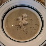 Xató burrata & steak - 焼きとうもろこしのポタージュ