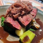 ビストロミモザ - 期間限定ハラミステーキ