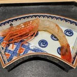 鮨 こん藤 - 活ボタン海老（青森）の紹興酒漬け　◎