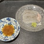 鮨 こん藤 - イシガレイのお造り