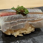 鮨 こん藤 - 生さんま 肝のソースをのせて　◎◎