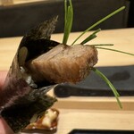 鮨 こん藤 - カマトロの手巻き　◎