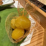 鮨 こん藤 - 揚げ銀杏