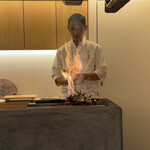 鮨 こん藤 - イケメンと炎